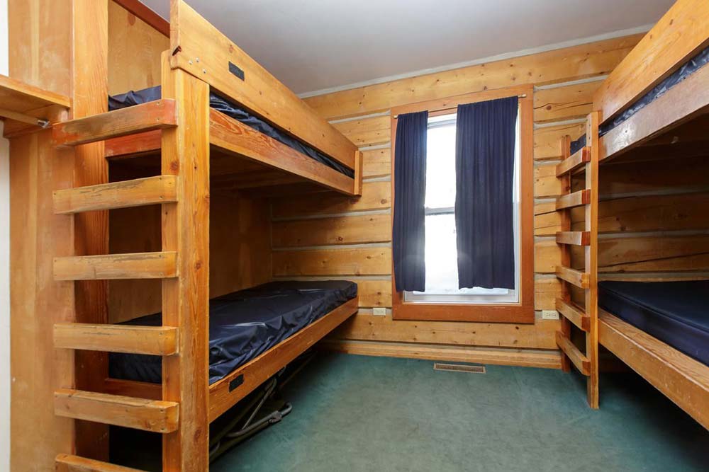 Bunkbeds inside the dorms