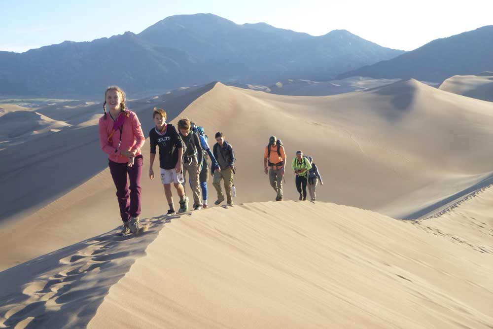 Hiking in the Sand Dunes