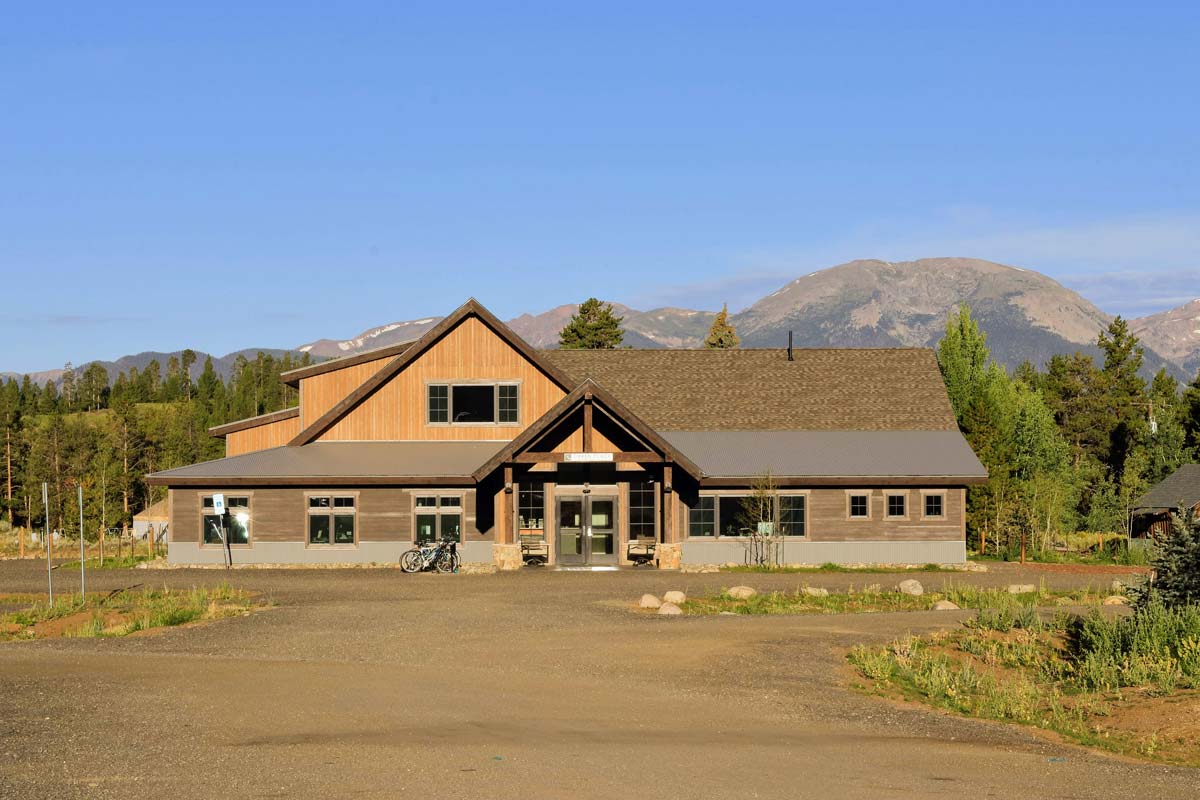 The front of our Tieken office building on campus