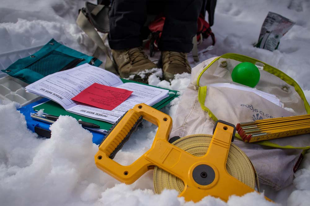 Water testing equipment for H2O Outdoors