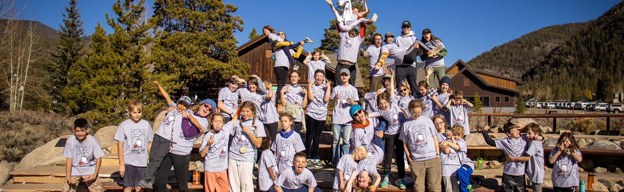 Group photo of the 2022 Harvest Campers