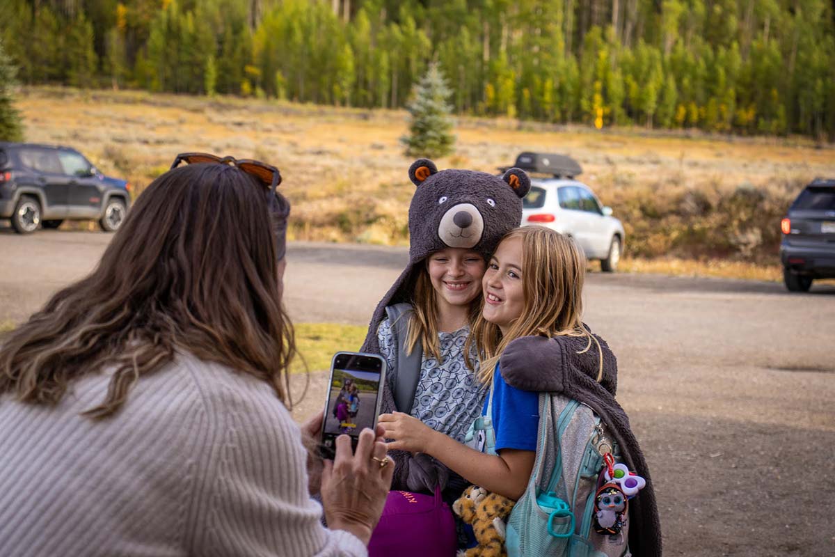 Two Girls in STEM students arrive for the weekend